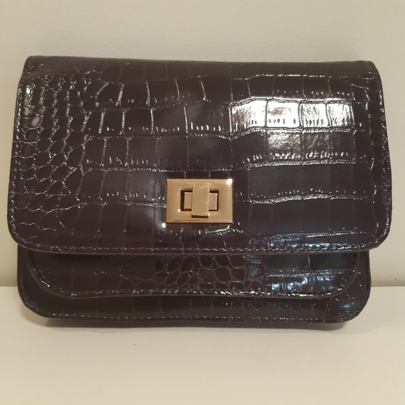 Aldo Plum Clutch/Shoulder/Cross Purse - Picture 2 of 8